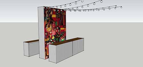 Florida Event Decor fabricators and installers at work