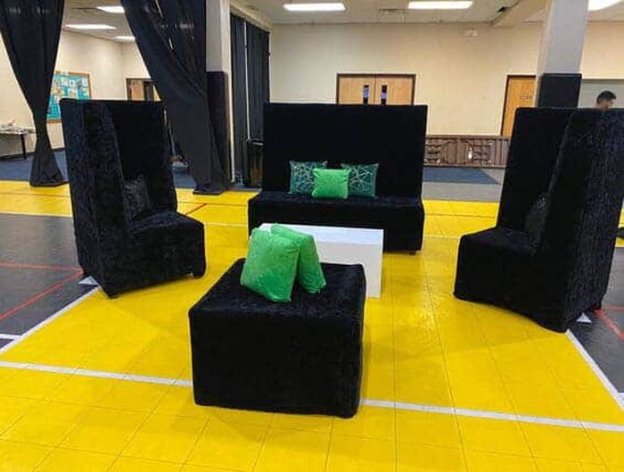 Ottomans & Soft Seating rental by Florida Event Decor