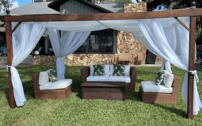 Outdoor Furniture rental by Florida Event Decor