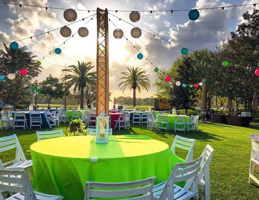 Tropical Paradise themed event decor