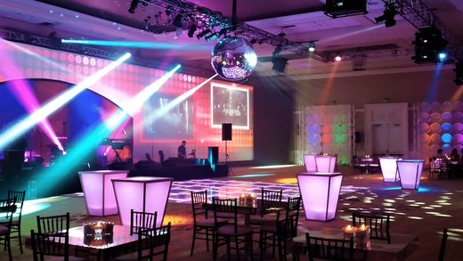 Tuscan Nights themed event decor